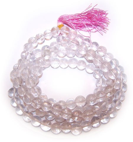 108 Bead Mala - Rock Crystal