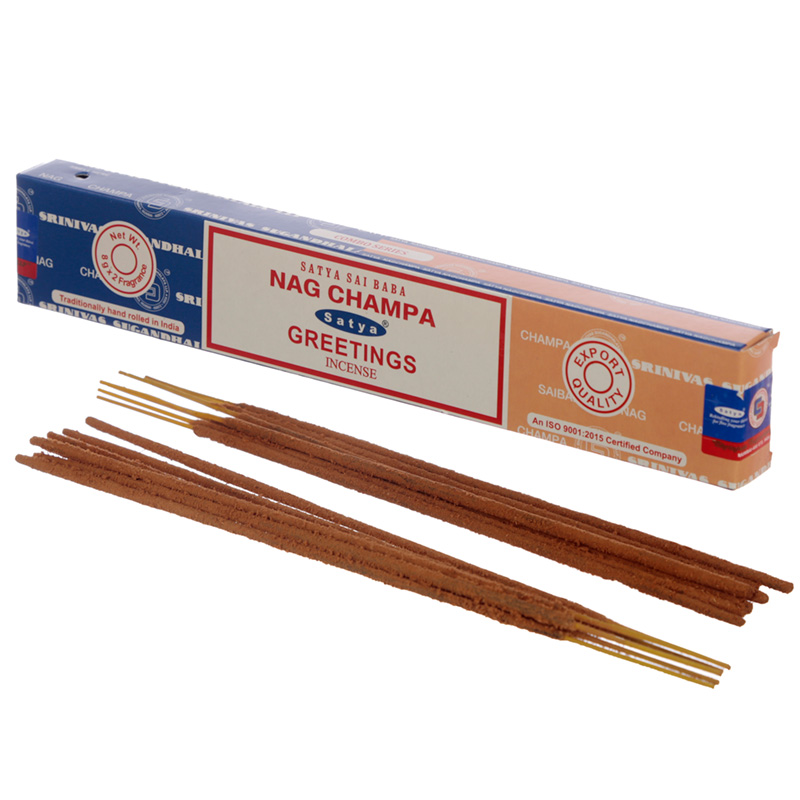 Satya Incense Sticks - Nag Champa & Greetings