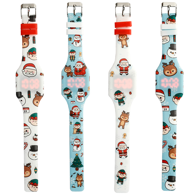 Silicone Digital Watch - Christmas Festive Friends