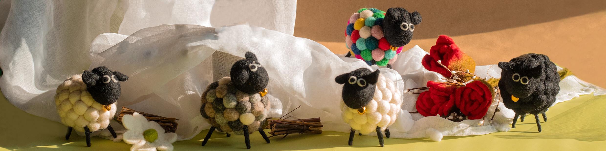 Little Felt Sheep - Cute & Adorable