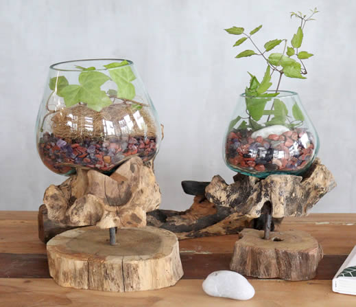 Molton Glass Bowls & Vases