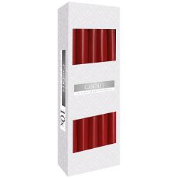 Taper Candle - Burgundy (Pack of 10)