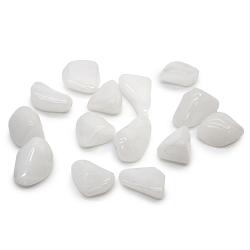 Medium Tumble Stone - Quartz Snow
