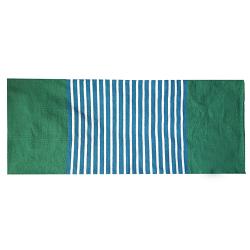Indian Cotton Rug - 70x170cm - Blue/ Green