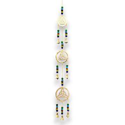 Indian Chimes - Brass Celtic Drop - 7 Bells