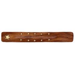 Decorative Sheesham Wood Ashcatcher with Stars