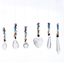 Gemstone Suncatcher - Crystal Chakra