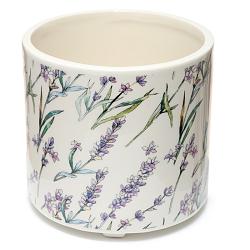 Decorative Ceramic Indoor Freestanding Planter/Large Plant Pot - Lavender Fields Pick of the Bunch