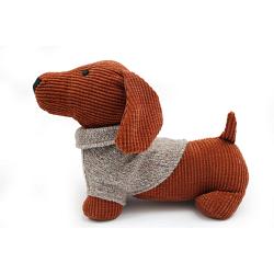 Orange Dog with Jumper Doorstop