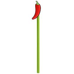 Fun Chilli Pencil and PVC Topper