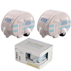 Novelty Ceramic Caravan Salt and Pepper Set